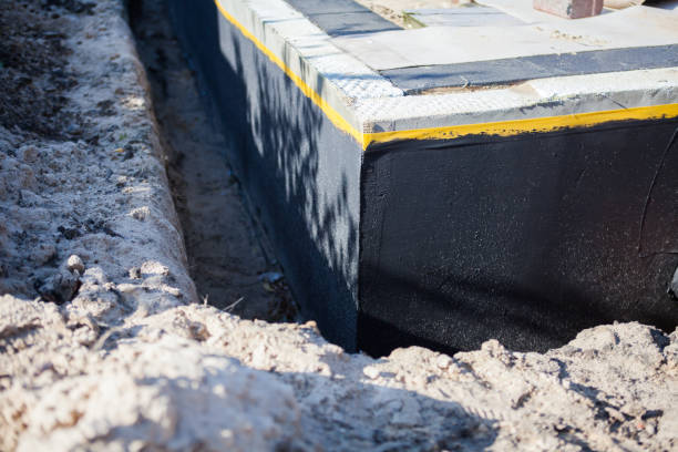 Residential Wet Basement Repair installation at a Silver Springs, NY home by SJ Waterproofing Pros
